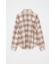 FADE CHECK SHEER OVER シャツ
