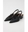 POINTED LACE UP ミュール