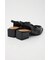 POINTED LACE UP ミュール