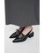 POINTED LACE UP ミュール