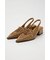 POINTED LACE UP ミュール