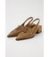 POINTED LACE UP ミュール