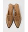 POINTED LACE UP ミュール