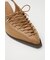 POINTED LACE UP ミュール