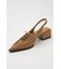 POINTED LACE UP ミュール