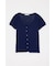 EYELET BUTTON UP トップス