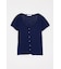 EYELET BUTTON UP トップス