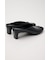 OPEN TOE SQUARE HEEL ミュール