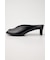 OPEN TOE SQUARE HEEL ミュール