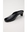 OPEN TOE SQUARE HEEL ミュール
