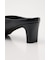 OPEN TOE SQUARE HEEL ミュール