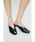 OPEN TOE SQUARE HEEL ミュール