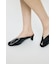 OPEN TOE SQUARE HEEL ミュール