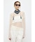 BOAT NECK MESH KNIT トップス