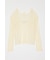 BOAT NECK MESH KNIT トップス