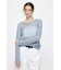 BOAT NECK MESH KNIT トップス