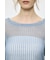 BOAT NECK MESH KNIT トップス