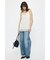 LACE TRIM SATIN キャミ