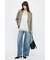 LACE TRIM SATIN キャミ