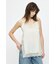 LACE TRIM SATIN キャミ