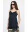 LACE TRIM SATIN キャミ