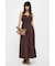 COTTON GATHER CAMI ドレス