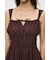 COTTON GATHER CAMI ドレス