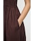 COTTON GATHER CAMI ドレス