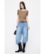 CROSS OFF SHOULDER トップス
