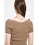 CROSS OFF SHOULDER トップス