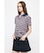 STRIPED TINY POLO シャツ