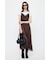 LACE SATIN SLIP ドレス