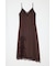 LACE SATIN SLIP ドレス