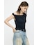 DRAPE OFF SHOULDER CUT トップス