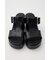 CROCO CHUNKY HEEL サンダル