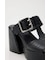 CROCO CHUNKY HEEL サンダル
