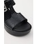 CROCO CHUNKY HEEL サンダル