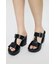 CROCO CHUNKY HEEL サンダル
