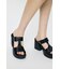CROCO CHUNKY HEEL サンダル
