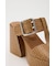 CROCO CHUNKY HEEL サンダル