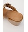 CROCO CHUNKY HEEL サンダル