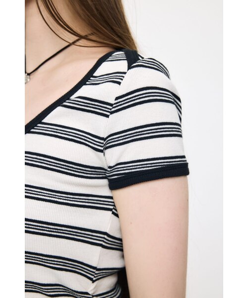 SCOOP NECK JERSEY ドレス｜マウジーの通販｜&mall（アンドモール