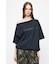 ONE SHOULDER PIGMENT Tシャツ