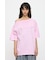 ONE SHOULDER PIGMENT Tシャツ