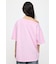 ONE SHOULDER PIGMENT Tシャツ