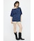 ONE SHOULDER PIGMENT Tシャツ