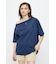 ONE SHOULDER PIGMENT Tシャツ