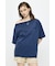 ONE SHOULDER PIGMENT Tシャツ