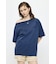 ONE SHOULDER PIGMENT Tシャツ