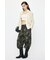 OPEN COLLAR LACE シャツ